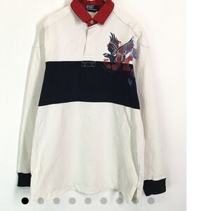 Vintage RALPH lauren Cloud Rugby Heavyweight Sweatshirt